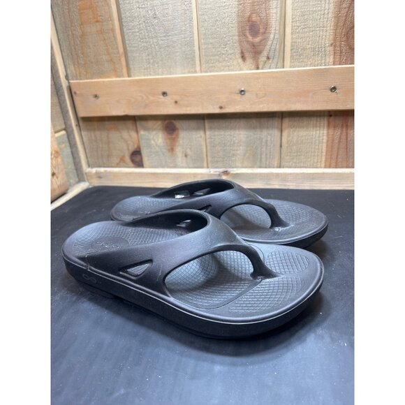 Oofos OOriginal Recovery Sandals Black EU39 M6 W8 Lightweight Arch Support - Picture 2 of 7